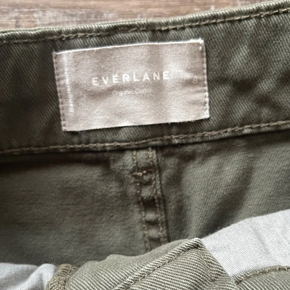 Everlane Forest Green Wide Leg Pants - Picture 2 of 3